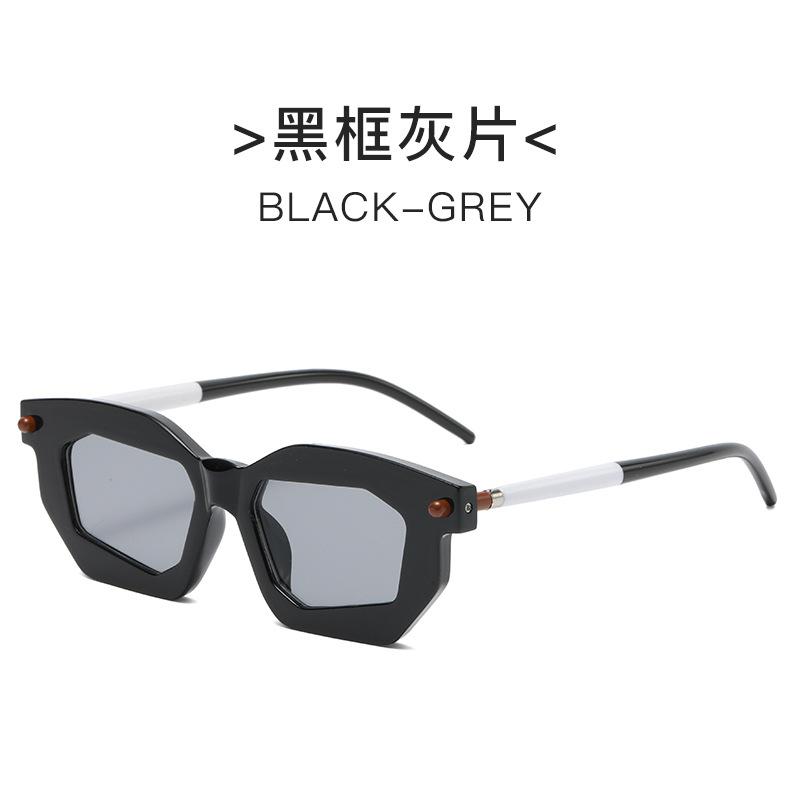 Dropshipping New Fashion Men Women Unique Design Shaped Sunglasses Personalized Street Photography Retro Sun Glasses