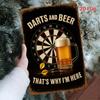 Old Glory Beer Bar Metal Sign 8x12 Inch Vintage Pub Wall Decor for Man Cave Game Room