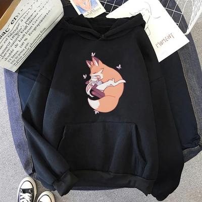 TGCF Hualian Cat Kawaii Cartoon Printed Hoodies Heaven Officials Blessing Clothing Sudaderas Harajuku Woman Woman Y2k Sweatshirt
