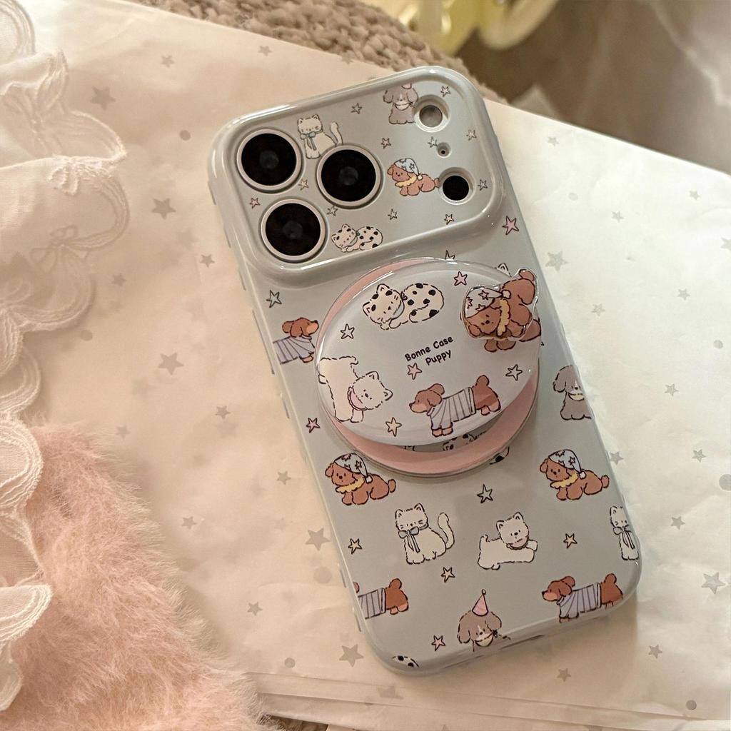 Cartoon Animal Magnetic Phone Case Compatible with iPhone 16, iPhone 17, and iPhone 17 Pro Max