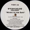 12inch Record EVANGELOS PROJECT  Music Is The Key VIBE19 VIBE 1994 US Dance  Electronica Used