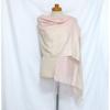 Used Shipping Included COURO COMPANY Pink Gradient Cashmere Silk Large Stole (Cashmere Silk Wrap Shawl Muffler)
