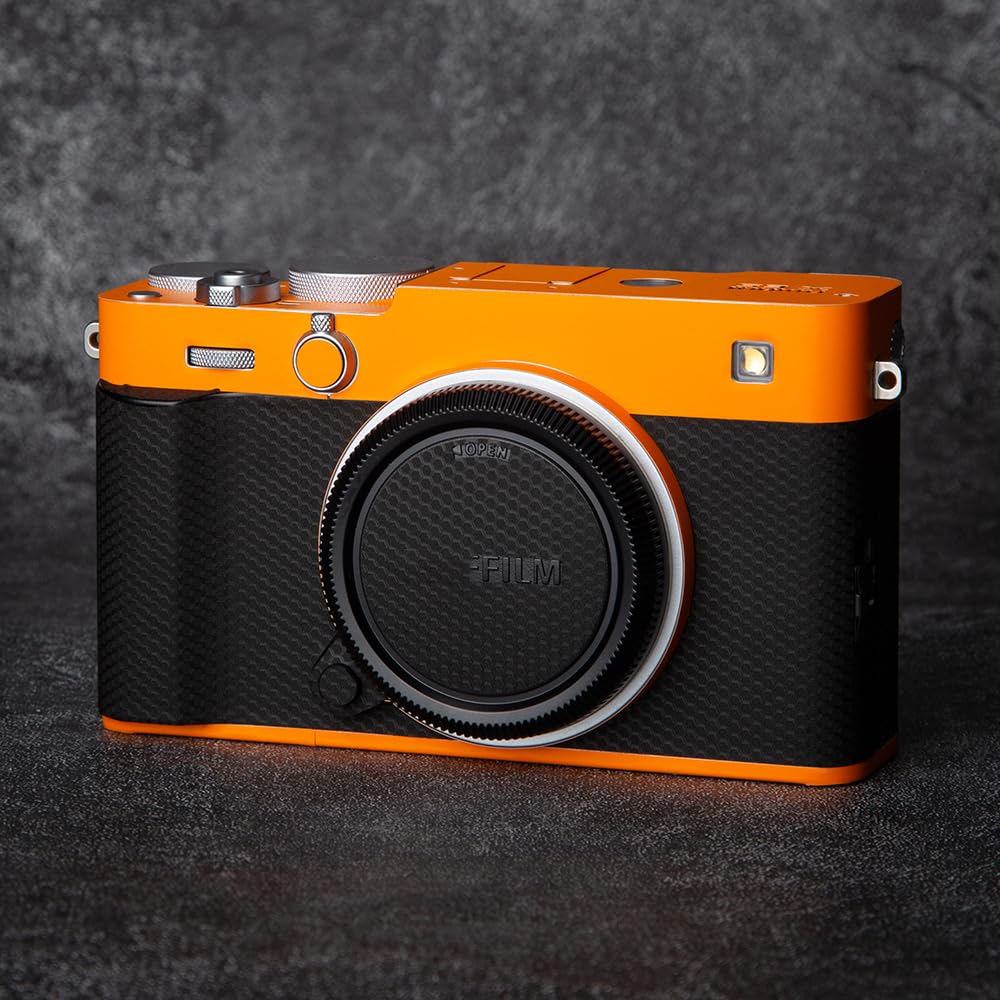 Scratch-Resistant and Wear-Resistant Camera Skin Cover Protector for Fujifilm X-E5 (Matte Dust Orange)