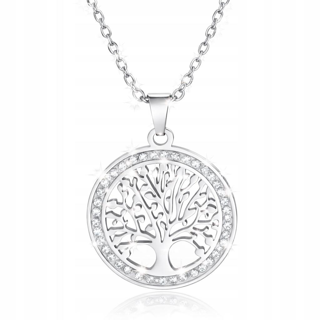 SILVER Women' Necklace Pendant DIAMOND Cubic Zirconia Gift
