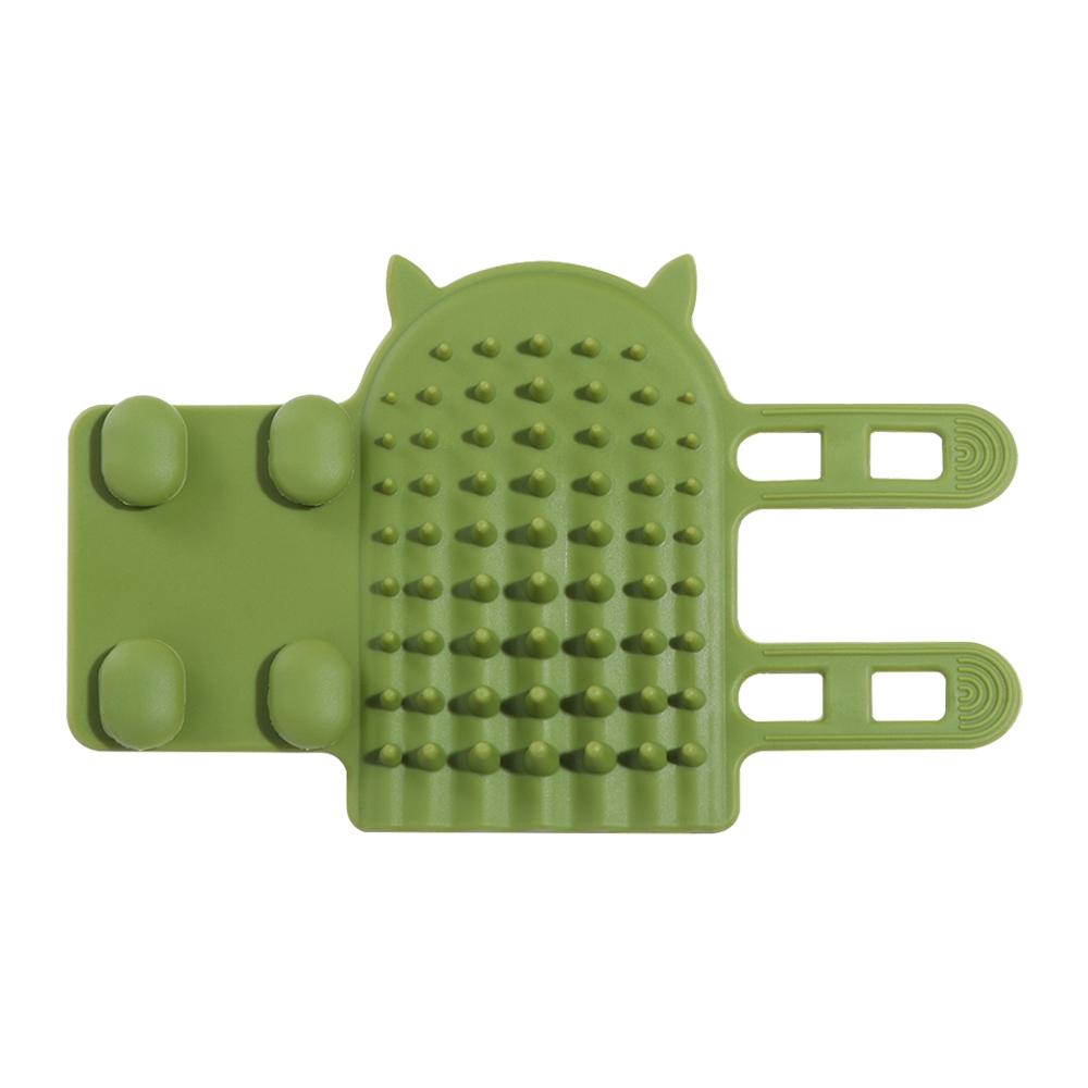 Silicone Pet Massage Comb Softer Self Cleaning Cat Scratching Rubbing Brush Durable Cat Scratcher Massager Grooming Table