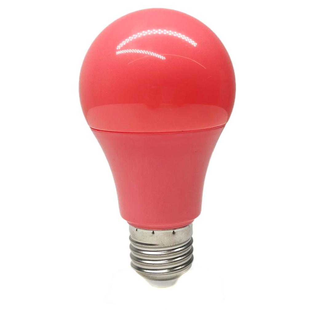 E27 B22 LED Globelampe A60 5W Dekorationslicht Rot Blau Gelb Grün Rosa Lila Orange Licht für Heimparty-Dekor 110V 220V