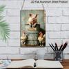 2D Flat, 1pc Rustic Farmhouse Vintage Metal Sign - 8x12 Inch Aluminum Wall Plaque with Whimsical Pig & Chicken Design, No Electricity Needed, Easy