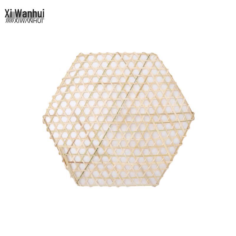 XWH Hexagonal Bamboo Weave Placemat (10-Pack)