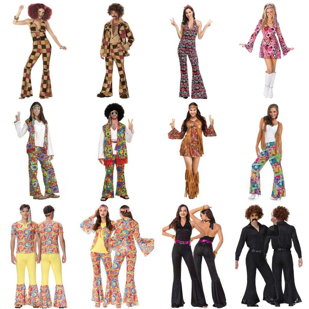 Stylish And Beautiful 70s Disco Costume Set For Adults Get Ready To Shine!