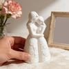 Figurka Matki i Córki w Uścisku Statuetka na Dzień Matki do Wystroju Domu Sypialni Biurka Pamiątka Prezenty na Ślub Urodziny