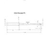 Fine Runner EDM Copper Electrode: Submerged Gate Purple Copper Rod