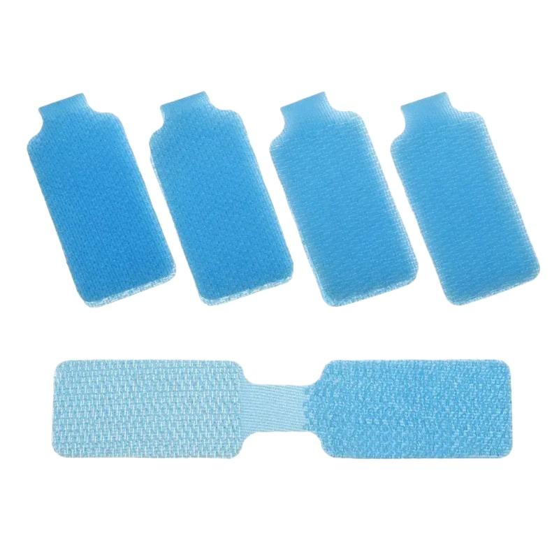 1-100pcs Reusable Waterproof Cable Labels Color-Coded Organizer Straps Data Charger Cords Management Home Office Travel