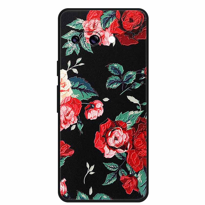 For Google Pixel 10a Case 3D Relief Flower Emboss Soft Silicone Funda Google Pixel 10a 5G 3D Cartoon Shell Pixel10a 3D Relief