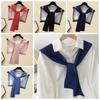 Patchwork Knot Scarf Sunscreen Blouse Shoulder Fake Collar All-match Wool Scarves  Party