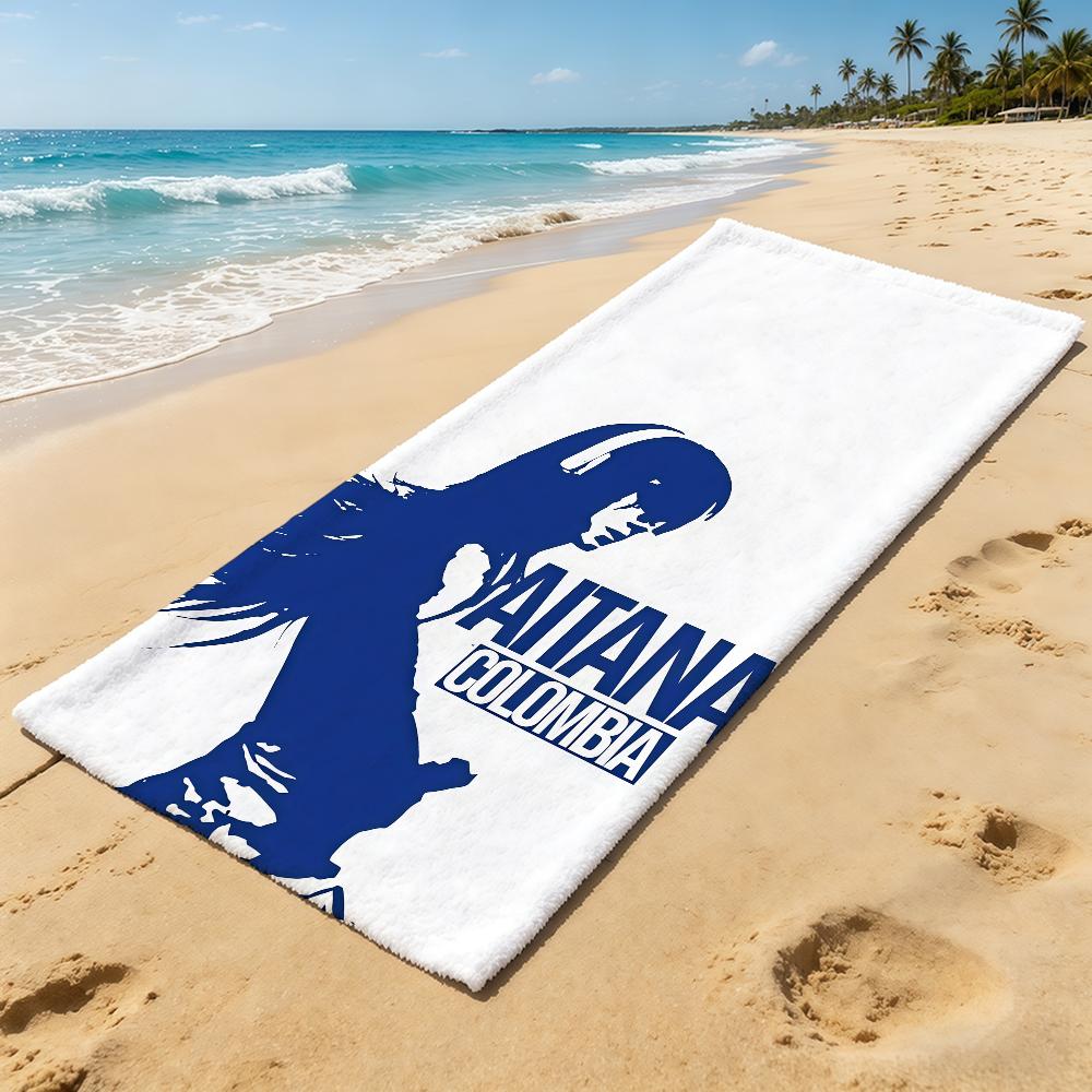 Towel A-Aitana For Azul Outdoor Camping Beach Towel Super Absorbent Quick-Drying Summer Ainger Cuarto Towel