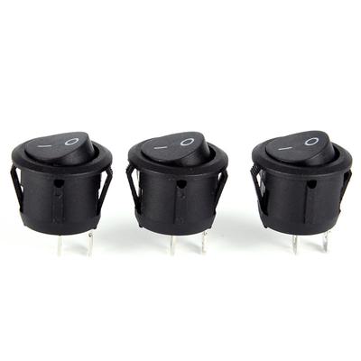 1Pc 2-PIN ON-OFF SPST Round Dot Car Auto Rocker Toggle Switch+Waterproof Cover Durable