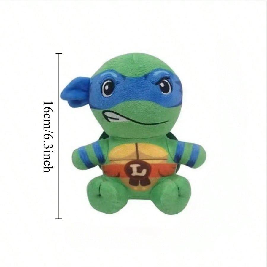 

25cm Anime Plush Playthings Mutant Ninja Turtles Adorable Cartoon Donatello Raphael Leonardo Dolls Xmas Birth Date Gifts