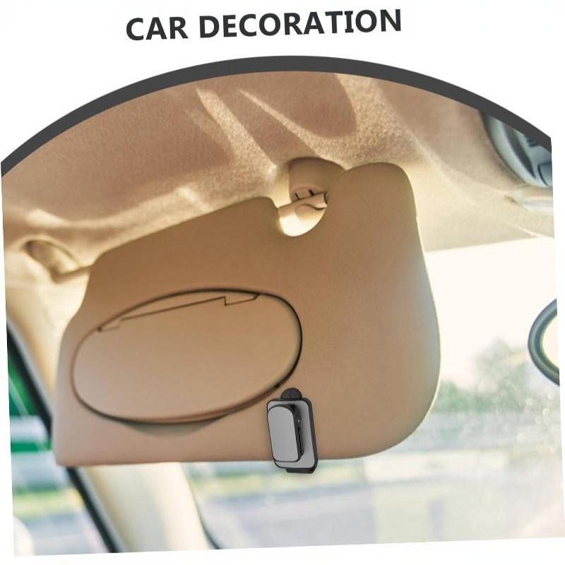 Sunglasses Holder Clip Fits All Sunglasses Sizes Multi-Functional Car Visor Organizer for Ticket Card Auto Accessory