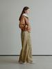 THEELO Two-Tuck Cotton Pants (Beige)