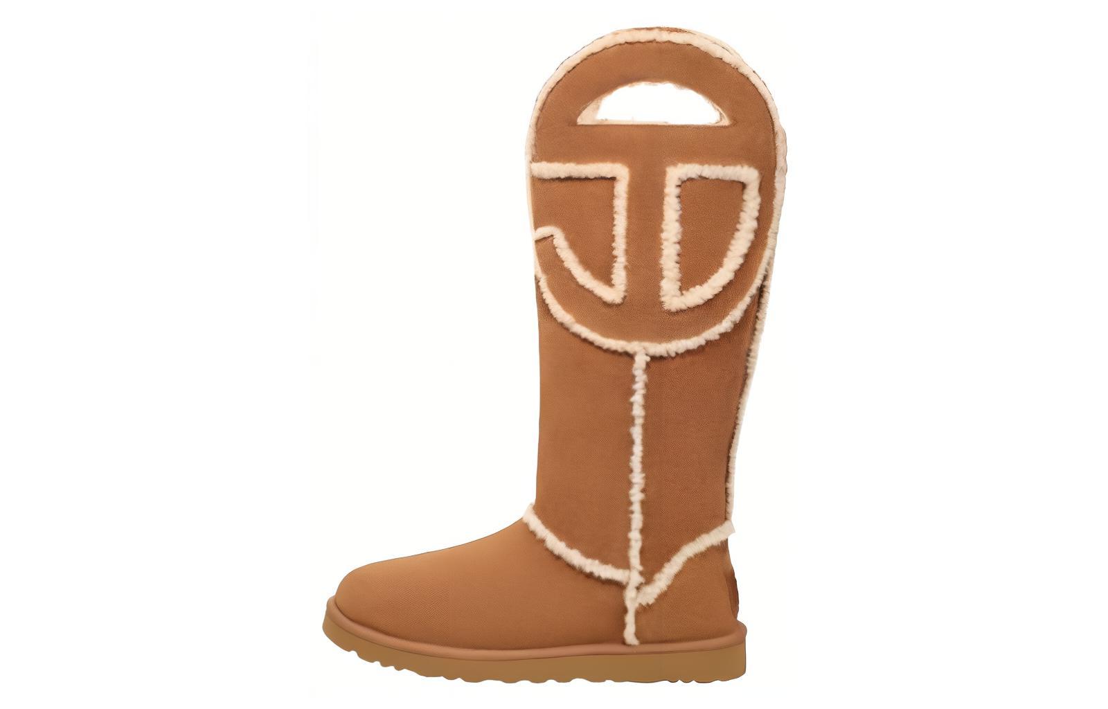 UGG X Telfar Logo Tall Chestnut 1155870-CHE 43
