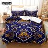 Decorative Pattern Bedding Set, 3Pcs Duvet Cover Set, Soft Comfortable Breathable Duvet Cover, For Bedroom Guest Room Decor