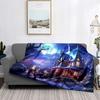 Home decoration plush Throw Sofa blanket Bedspread bed fluffy soft blankets decor Plaid Modern simple Merry Christmas winter