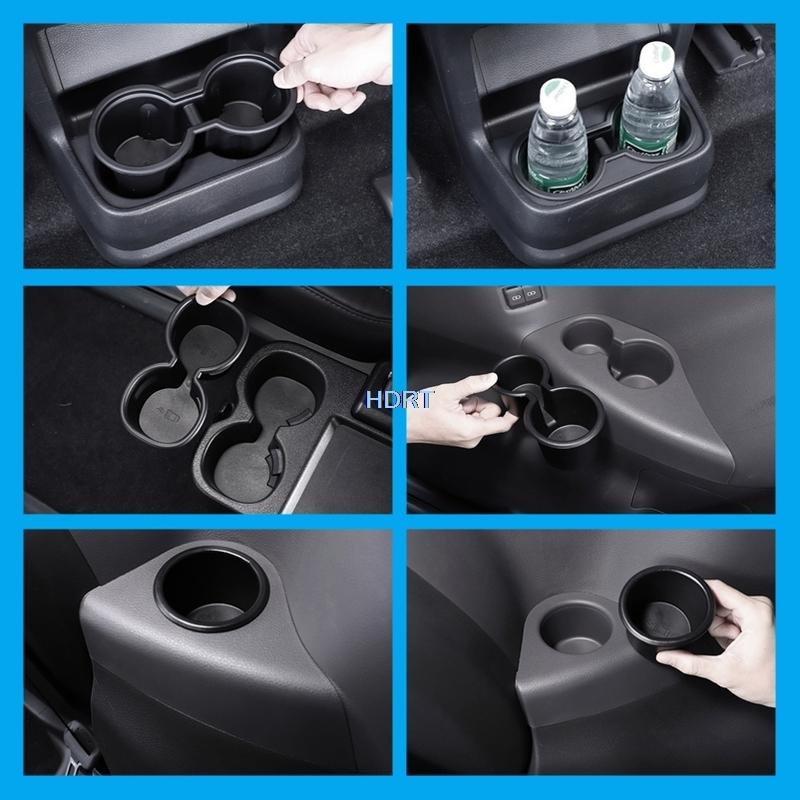 For Toyota Sienna/Granvia  + Car Style Rear Air Vent Outlet Slot Pad Water Cup Holder Glove Armrest Storage Box Accessories