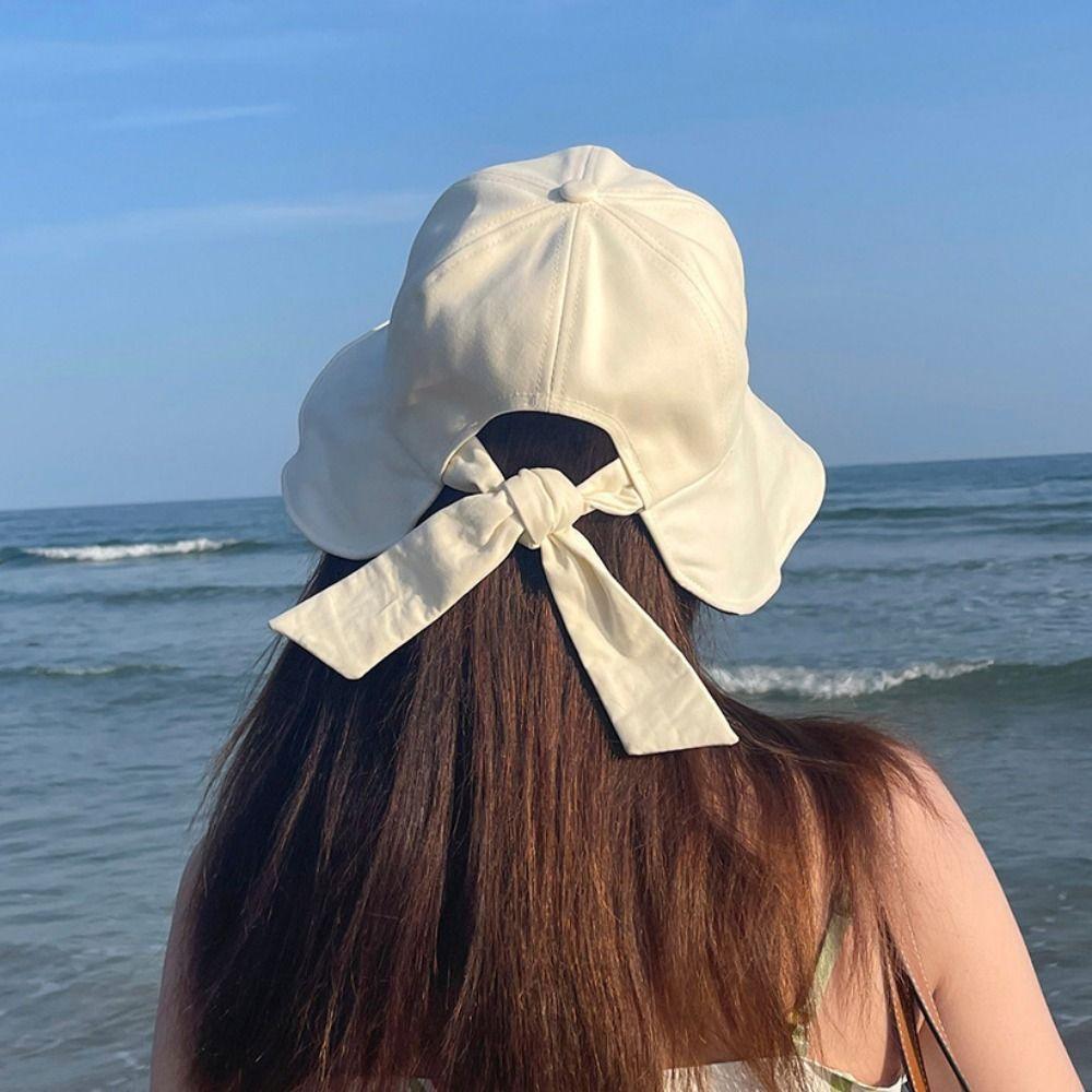 Foldable Wide Brim Hat Adjustable Bucket Cap Women Sunscreen Hats UV Protection Hat  Outdoor