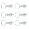 6Pcs Stainless Out Indexing Plunger With Pull 6