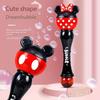 Mickey Cartoon New Bubble Machine Boys and Girl Magic Stick Toys New Mickey Mouse Minnie Electric Soap Bubbles Gift for Children