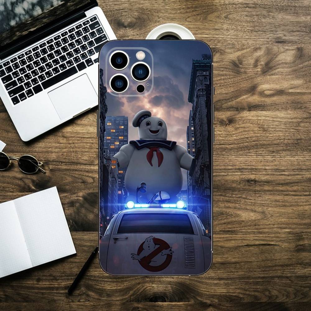 E-Extreme G-Ghostbusters Phone Case For iPhone 16,15,14,13,12,11,XS,XR,X,8,7,Pro,Max,Plus,mini Silicone Black Cover