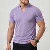 Men's Solid Color Short Sleeve Tops Men's Casual Fashion Short Sleeve Tops