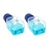 JUYUAN Square Clear Glass Reagent Bottle
