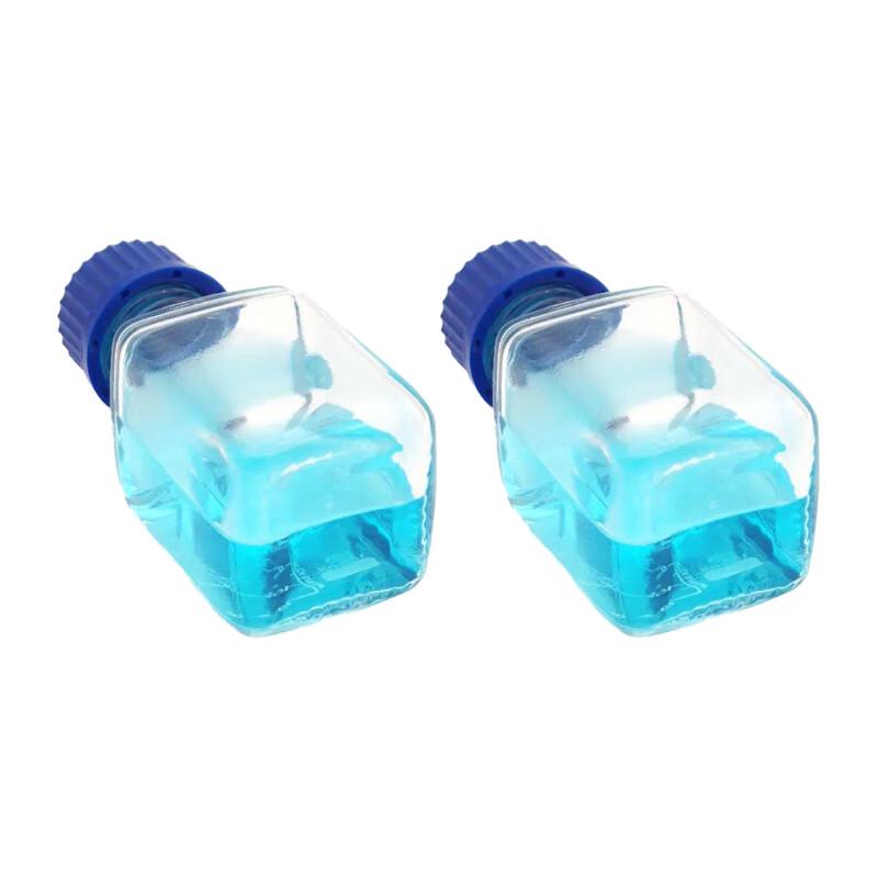 JUYUAN Square Clear Glass Reagent Bottle