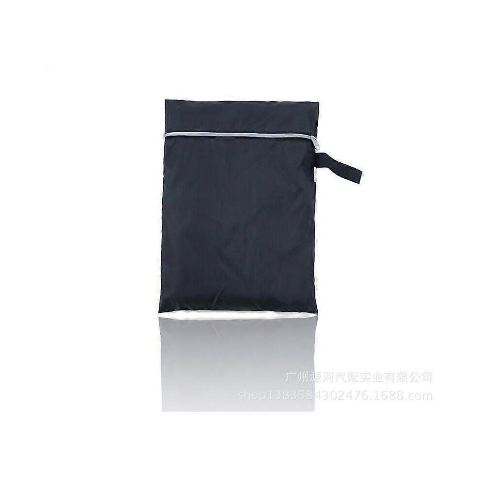 Garden Furniture Cover Waterproof Windproof Anti-UV Patio Table Cover 123x123x74cm Black