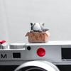 3D kreslený kryt sáněk fotoaparátu Roztomilý pro kočku DSLR Prachotěsný kryt sáněk pro DS