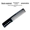 Professional Barber's Black Handle Wide Tooth Hair Cutting Comb