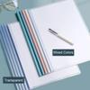 Thickened Document Rod Clamp Business Supplies Pull Rod Clip New A4 Draw Rod Folder