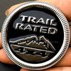 Emblema Metálico 3D 4X4 Trail Rated Insignia High Country Pegatinas de Logo Para Jeep Wrangler Patriot Estilo de Coche Pegatinas de Coche Accesorios tr1