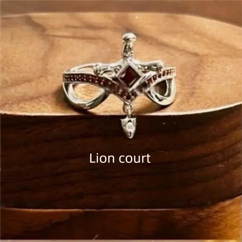

Hogwarts House Crest Ring - Gryffindor Slytherin Inspired Magic Jewelry Adjustable Stainless Steel Daily Wear Cosplay Accessory