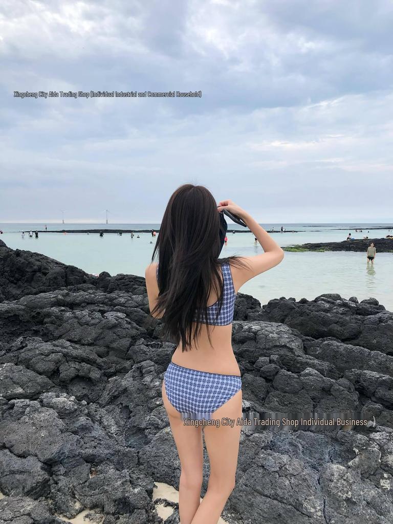2026 Women's Sexy Deep V Three-Piece Swimwear: Japanese & Korean Bikini with Big Bust and Skirt Style