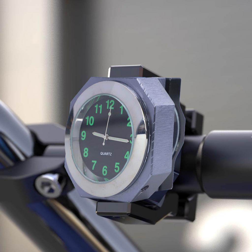 3.3cm Diameter Handlebar Watch Waterproof Motorcycle Clock