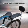 Universal Fahrrad Rücksitz Kissen mit Fußstütze Schwamm Füllung Kinder Kind Sicherheit Träger Fahrrad Baby Sitz Sattel