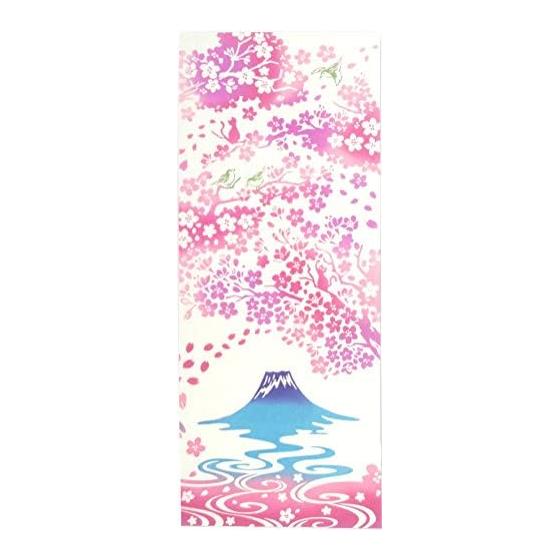 Miyamoto-Towel Miyamoto kenema Made in Japan Chudyed Tenugui 35 x 90cm Fujimi Sakura 50032