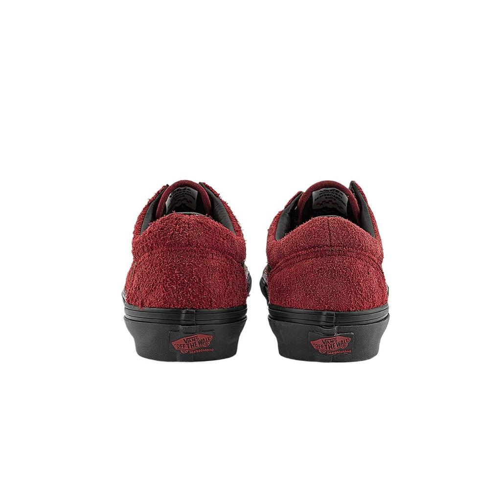 Vans Skate Old Skool Hairy Suede - Burgundy Red Unisex Sneakers Black VN0A2Z32KGD