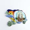 Spain Tourism Souvenirs Fridge Magnets Toledo Castillo De San Servando Valencia Bartolo Apartment Travelling Fridge Stickers