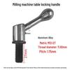 Turret Milling Machine Parts: Machine Head, Workbench, Guide Rail Screws, Spindle Lock, Adjustable Handle