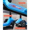 VEVOR Kick Scooter for Kids Ages 3+, 3-Wheel Toddler Scooter with Light-Up Wheels, Adjustable Height Handlebar, Wide Anti-Slip Deck