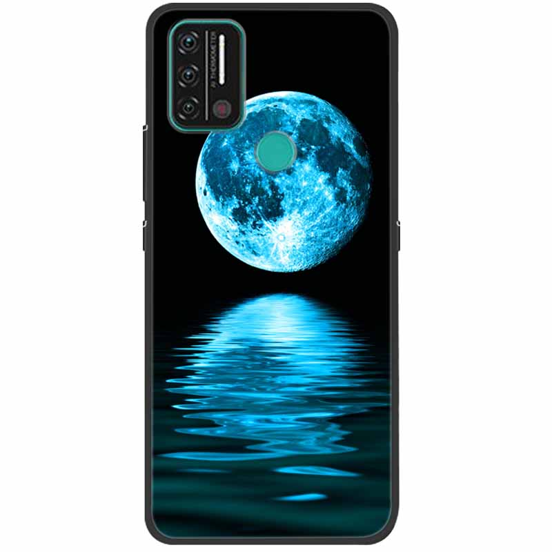 Weiche bedruckte Hülle für Umidigi A9 Pro Hülle Silikon Schutzhülle Schwarze Hüllen für Umidigi A7 Pro Niedliche Katze A9Pro A 9 A7Pro