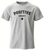 Summer Unisexs Pure Cotton Shortsleeved Positive Energy Tshirt Fashionable Urban Streetwear Creating A Stylish Summer Look